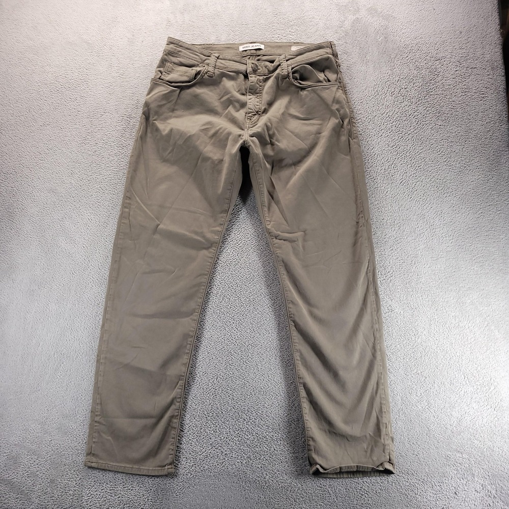 Mavi Jeans Mens 38x32 Beige Zach Straight Leg Stretch Denim Casual Comfort